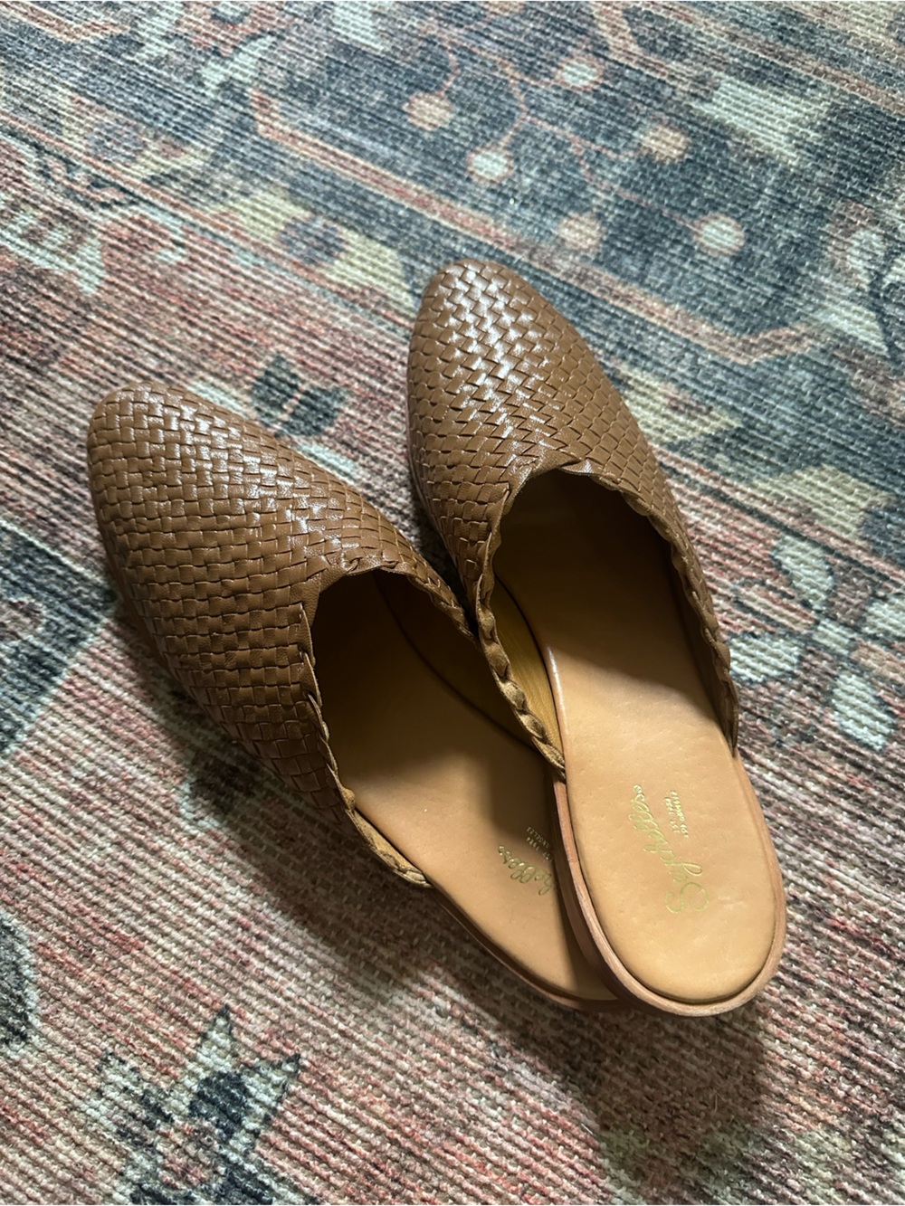 Seychelles Places To Go 2 Brown Woven Mules